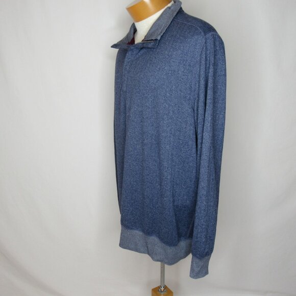 Tommy Bahama Blue Island Pro-Formance Half-Zip Pullover Sweatshirt Men's L - Picture 2 of 8